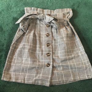 Black and white skirt